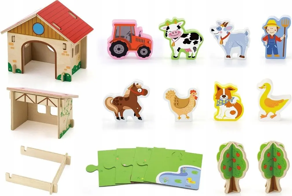 Set de joaca Viga 3D Farm 50540