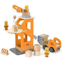 Set de joaca Viga Crane Lift with Dumper 51616 (Orange/Gray)