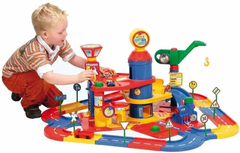 Set de joaca Wader Parking 37862 (Red/blue)