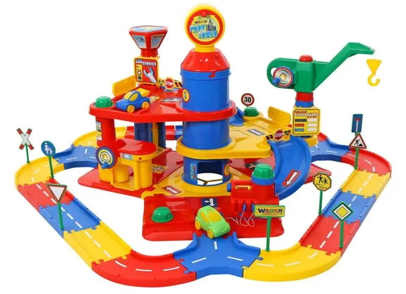 Set de joaca Wader Parking 37862 (Red/blue)