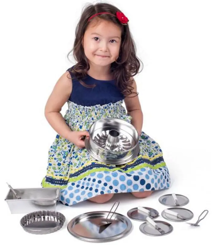 Set de joacă Woodyland Kitchen Baking (Inox)