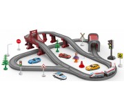 Игровой набор Woopie DIY Rail Car Track and Train (Grey/Red)