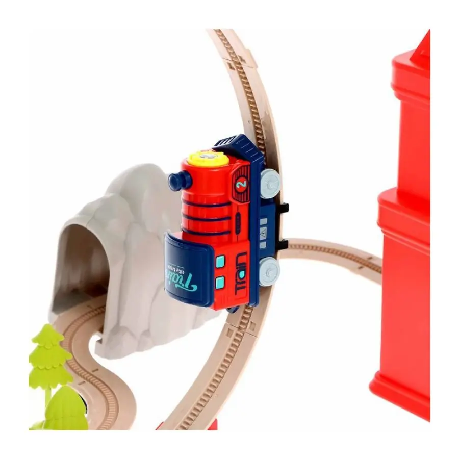 Set de joaca Woopie Electric Railway (Red/Blue)