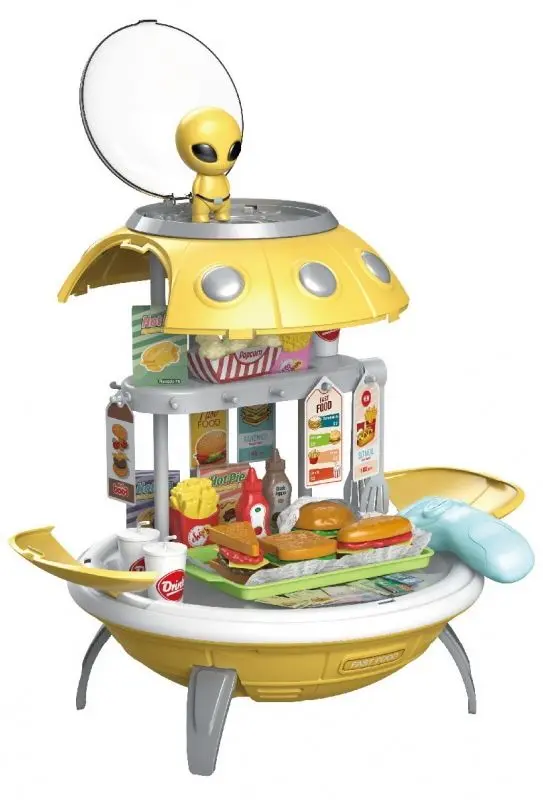 Set de joaca Woopie Fast Food Shop 44824 (Yellow/Gray)