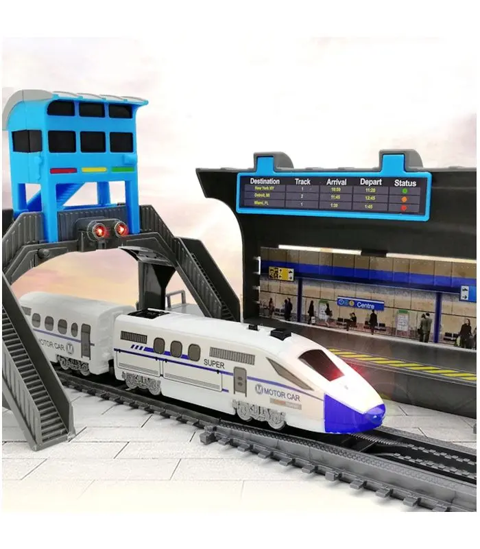 Set de joaca Woopie Power Train World (White/Grey)