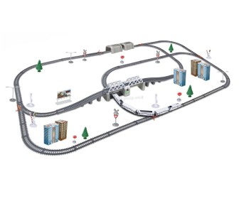 Игровой набор Woopie Power Train World (White/Grey)