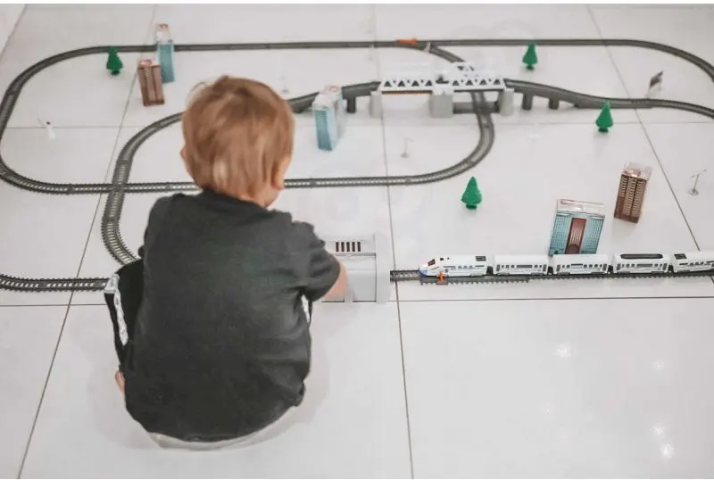 Set de joaca Woopie Power Train World (White/Grey)