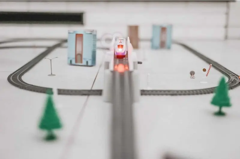 Set de joaca Woopie Power Train World (White/Grey)