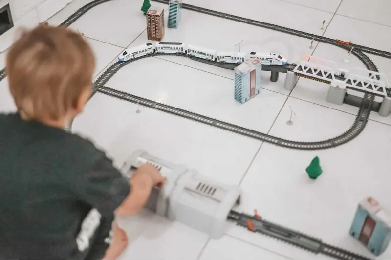 Set de joaca Woopie Power Train World (White/Grey)