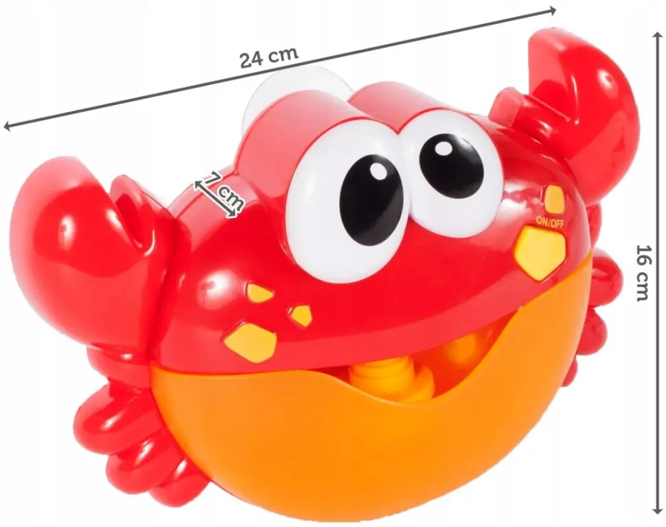 Jucarie pentru baie Woopie Baby Сrab (Red/Orange)