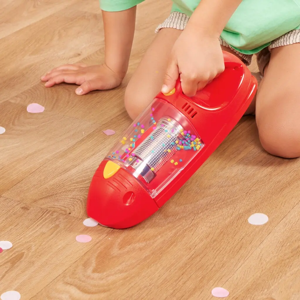 Aspirator de joaca Battat Tidy Tot Vacuum (Red/Blue) - 4