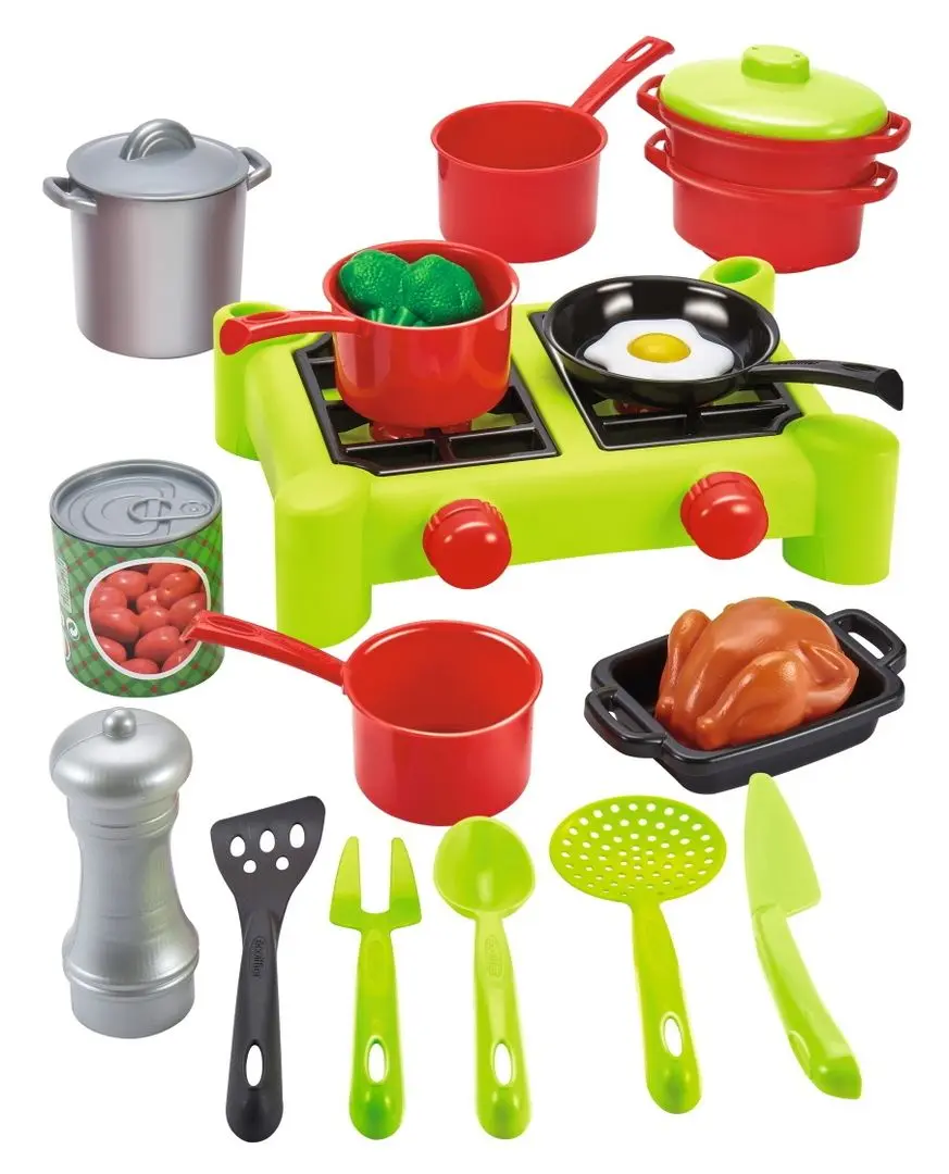 Plita jucarie Ecoiffier 2649 (Green/Red) - 2