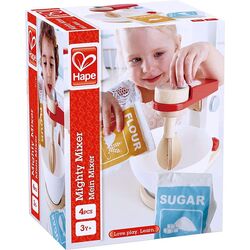 Set de joaca Hape Mix&Bake Blender E3147 (Wood/White/Red) Thumb