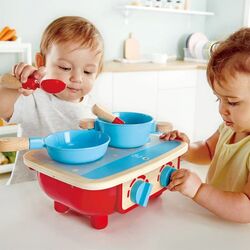 Aragaz de joaca Hape Kitchen Set E3170 (Red/Blue) Thumb