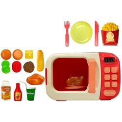 Игрушечная микроволновая печь LeanToys Love Kitchen (Beige/Coral) Thumb
