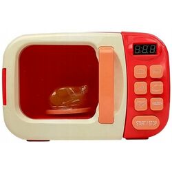 Игрушечная микроволновая печь LeanToys Love Kitchen (Beige/Coral)