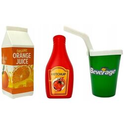 Игрушечная микроволновая печь LeanToys Love Kitchen (Beige/Coral) Thumb