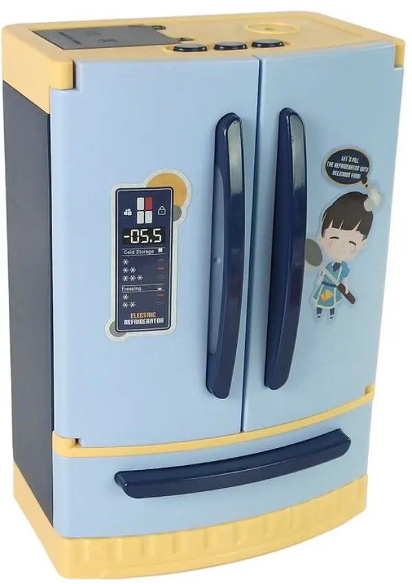 Игрушечный холодильник LeanToys 9415 (Blue/Yellow)
