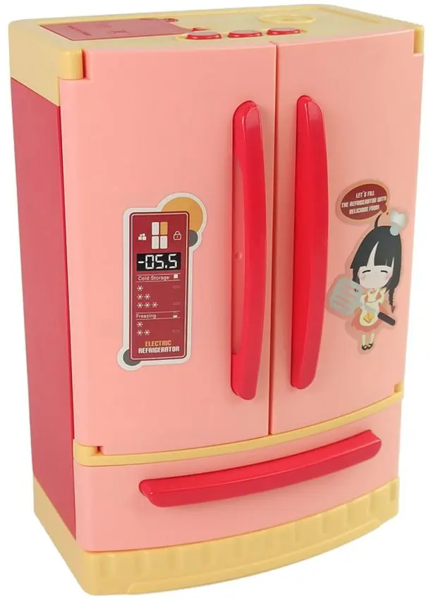 Игрушечный холодильник LeanToys 9416 (Pink/Yellow)