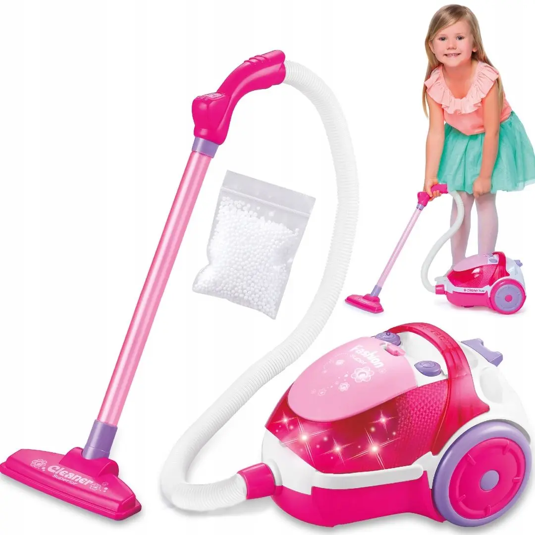 Aspirator jucarie LeanToys Fashion Lots of Fun 1024 (Pink) - 2