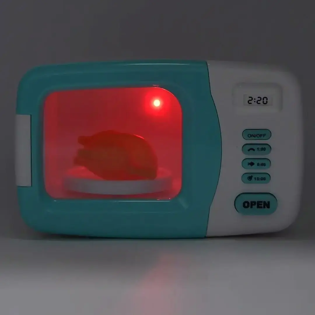 Cuptor cu microunde de jucărie Little Kitchen 52476 (White/Blue)