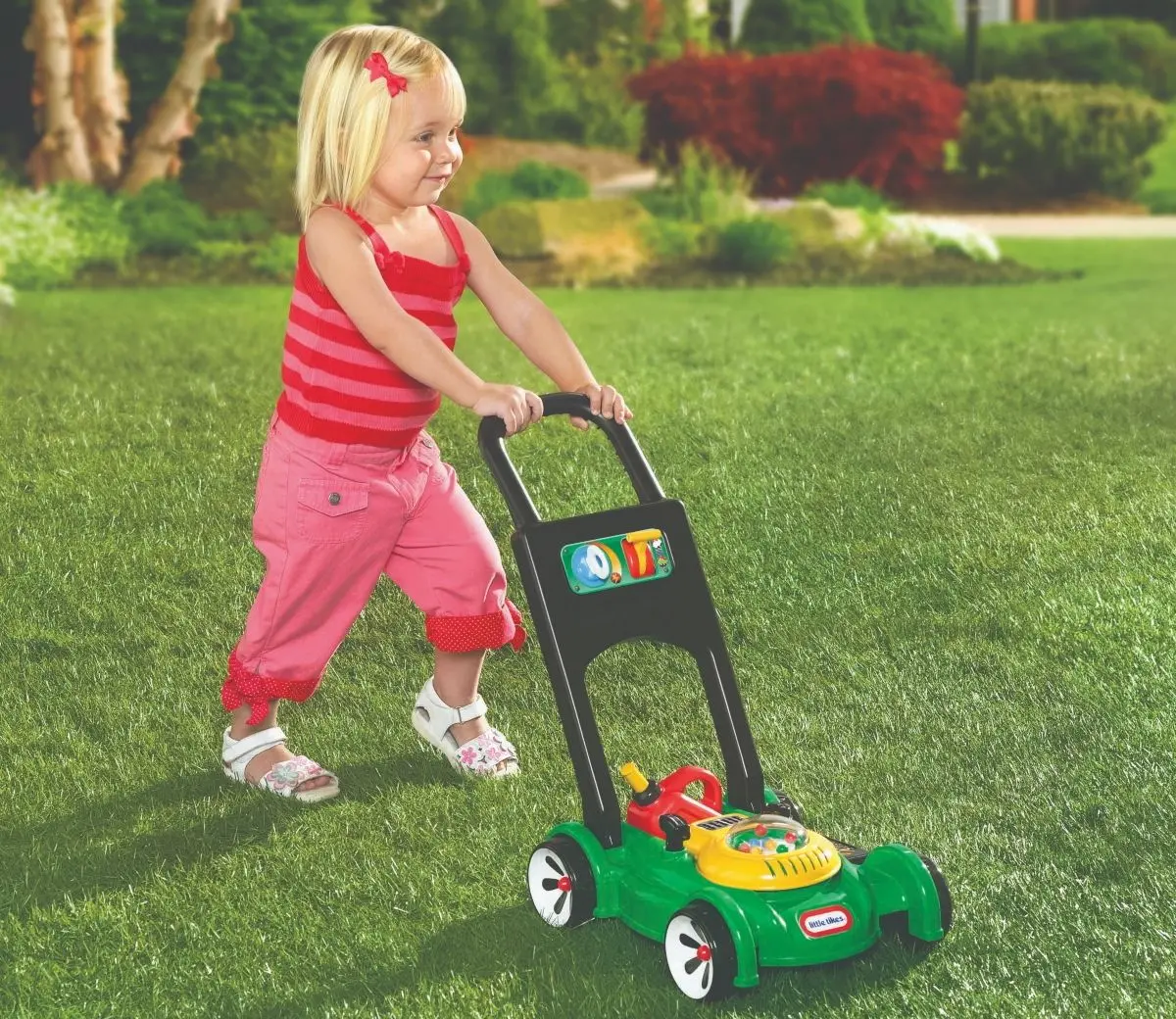 Masina de tuns iarba pentru copii Little Tikes Gas and Go 633614 (Green) - 2