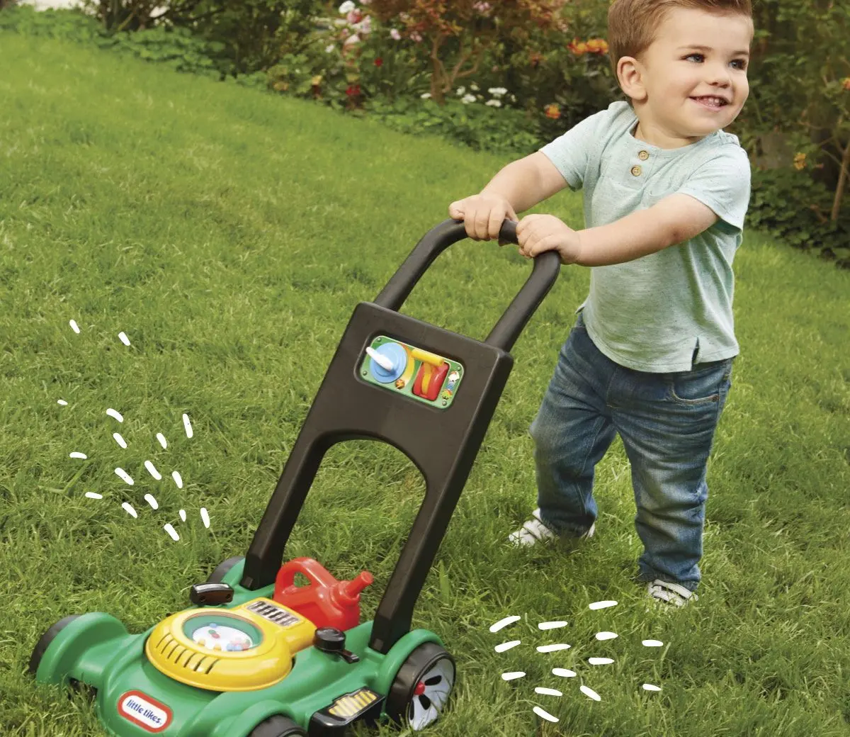 Masina de tuns iarba pentru copii Little Tikes Gas and Go 633614 (Green) - 3