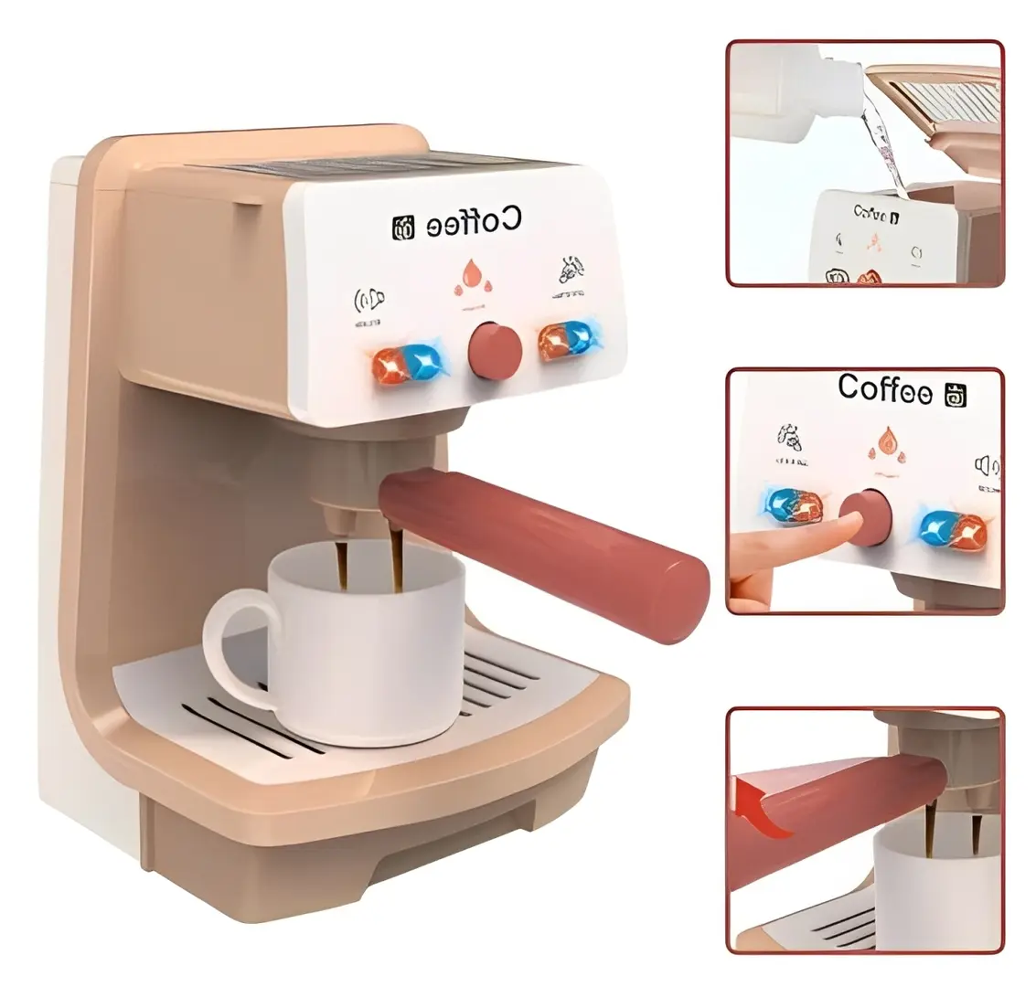 Jucarie cafetiera Coffe Machine YH178-2SE (Beige/White)
