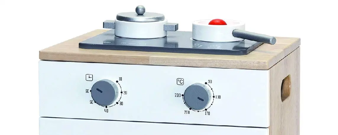 Aragaz de joaca Viga 50762 (Wood/White)