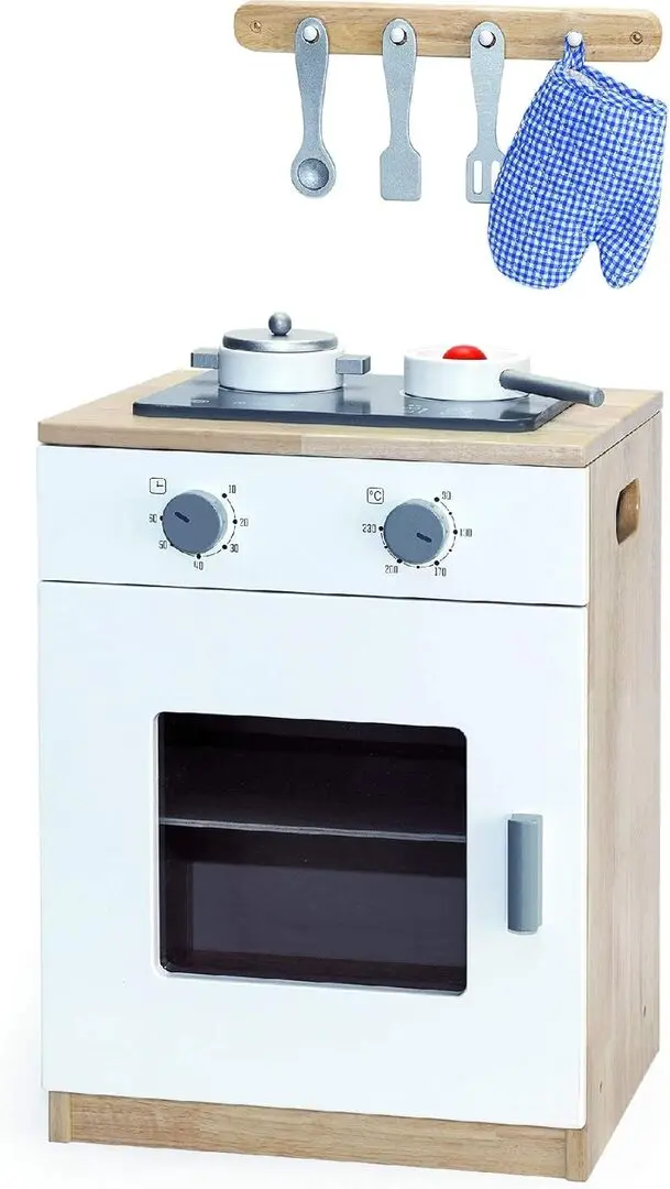 Aragaz de joaca Viga 50762 (Wood/White)