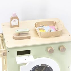 Masina de spalat jucarie Viga Toys PolarB 44246 (Wood/Green) Thumb