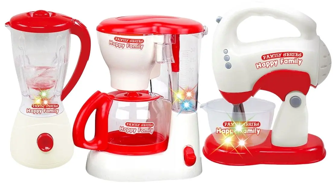 Set de joaca 3in1 Woopie Happy Family (White/Red)