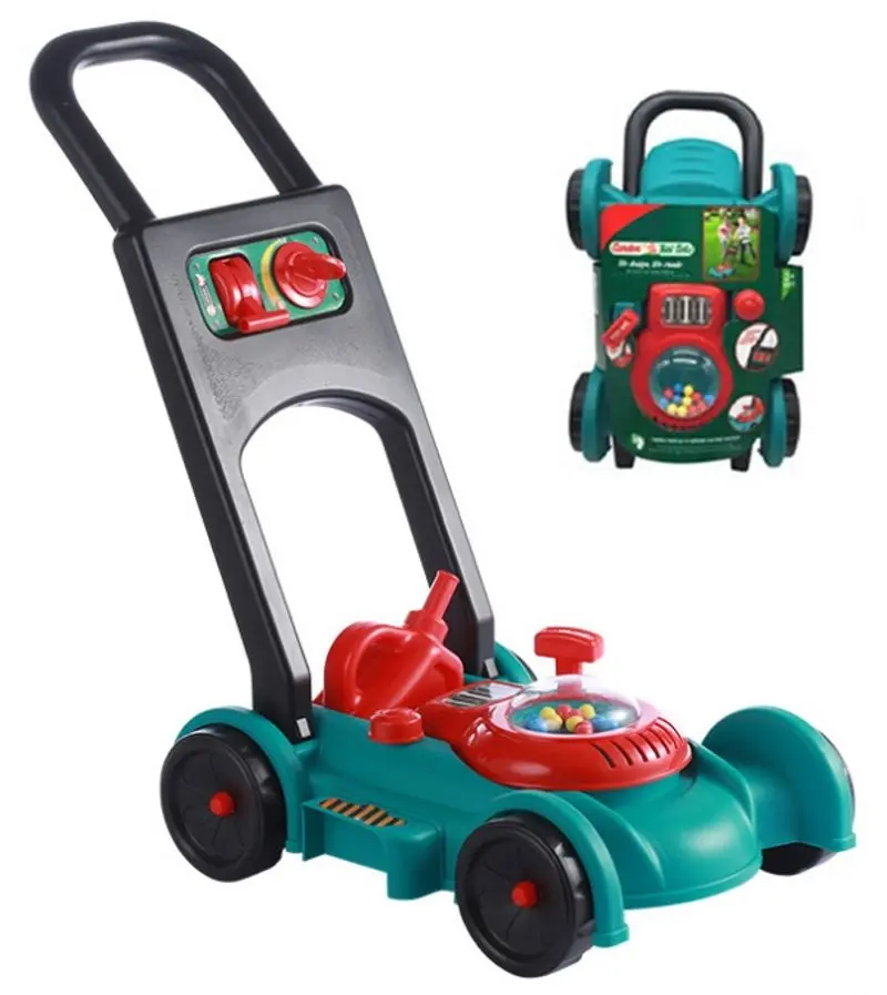 Maşină de tuns iarba pentru copii Woopie 30029 (Green/Turquoise) - 2