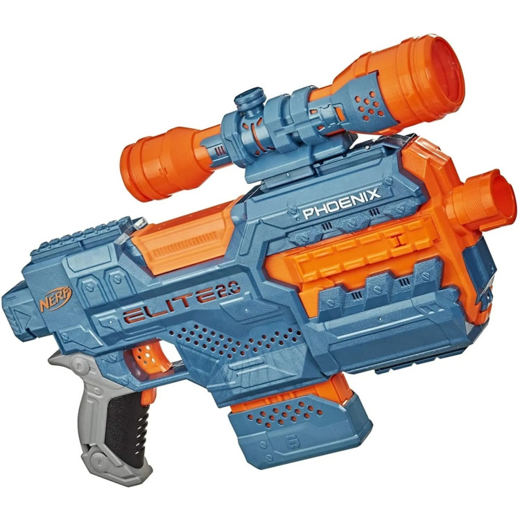 Бластер Hasbro Nerf Elite 2.0 Phoenix CS6 (Blue/Orange)