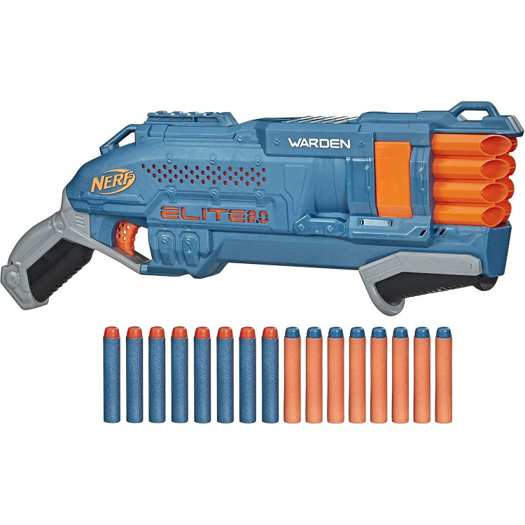 Бластер Hasbro Nerf Elite 2.0 Warden DB-8 (Blue/Orange)