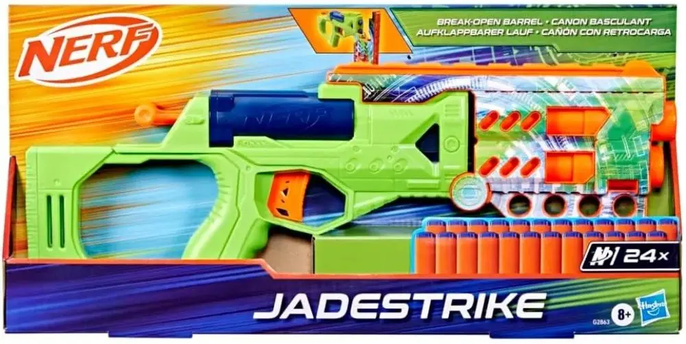 Blaster Hasbro Nerf Jadestrike (Green/Orange) - 4