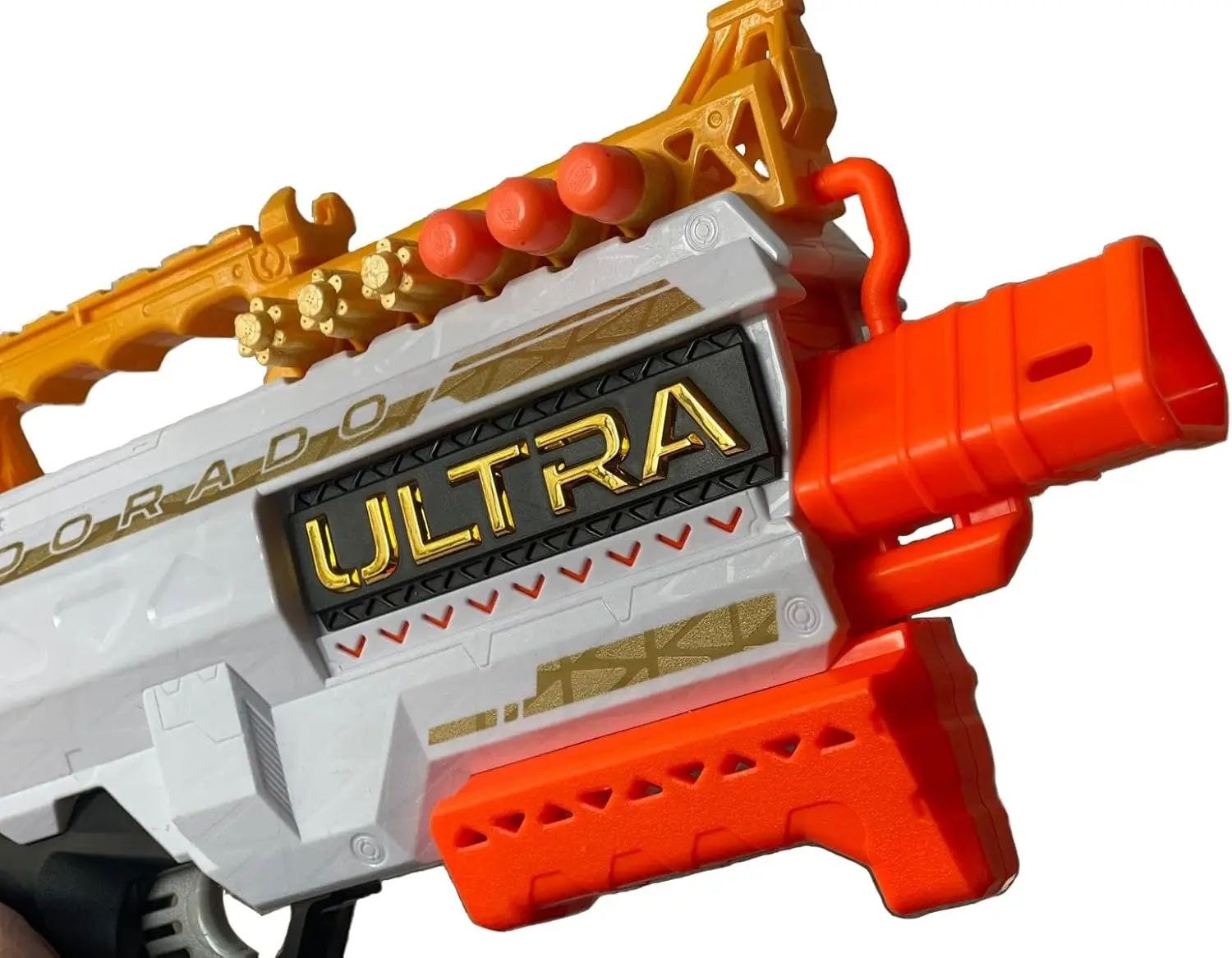Blaster Hasbro Nerf Ultra Dorado (White/Orange) - 2