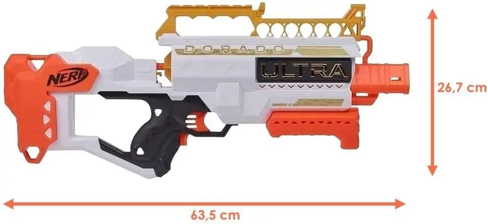 Blaster Hasbro Nerf Ultra Dorado (White/Orange) - 4