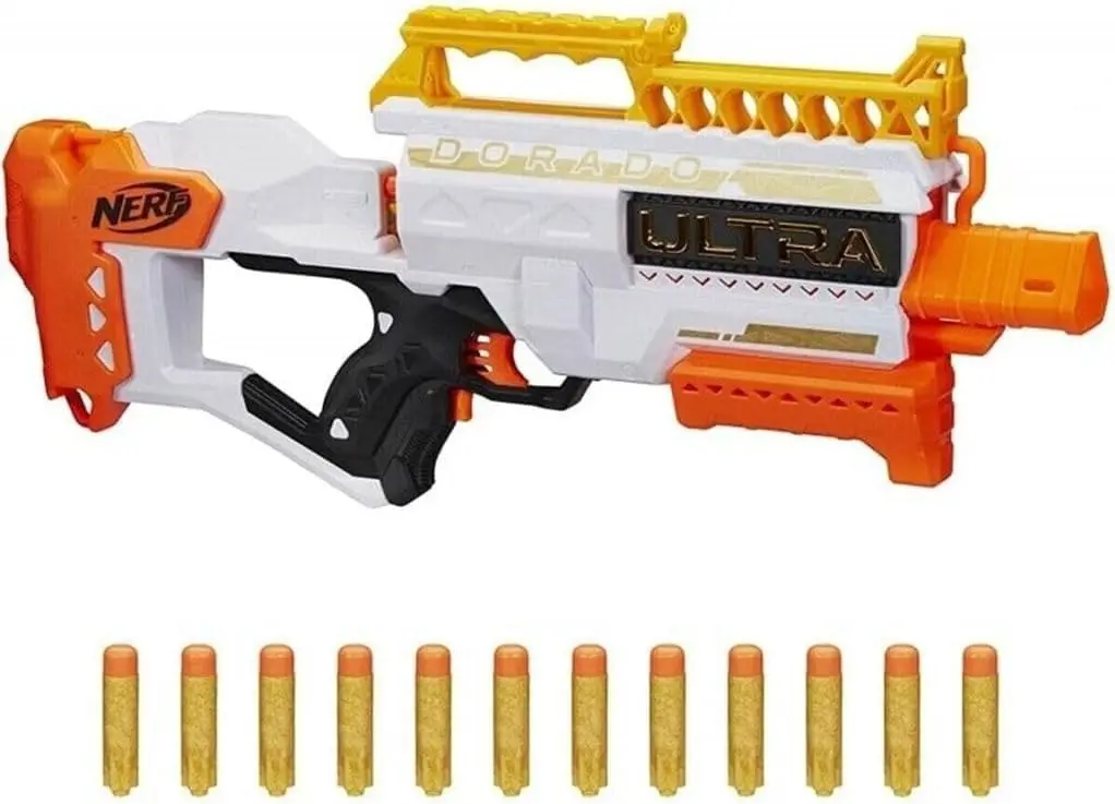 Blaster Hasbro Nerf Ultra Dorado (White/Orange)