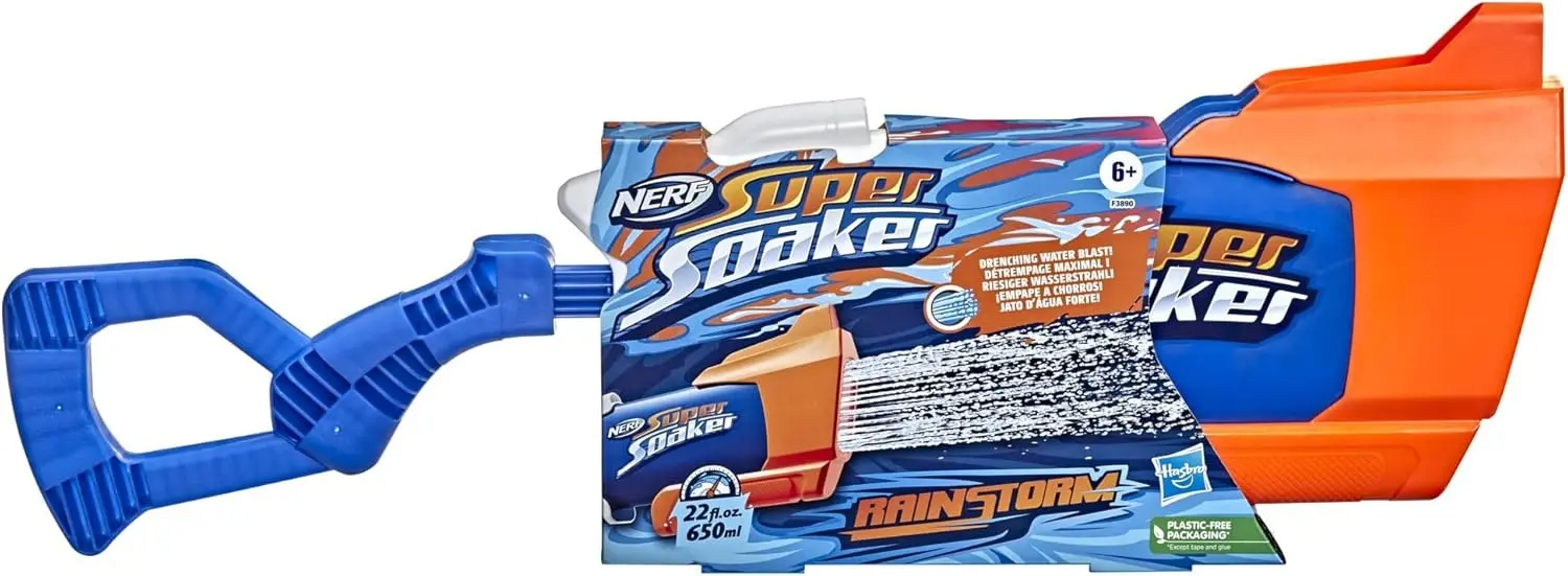 Водяной пистолет Hasbro Nerf Super Soaker Rainstorm (Blue/Orange)