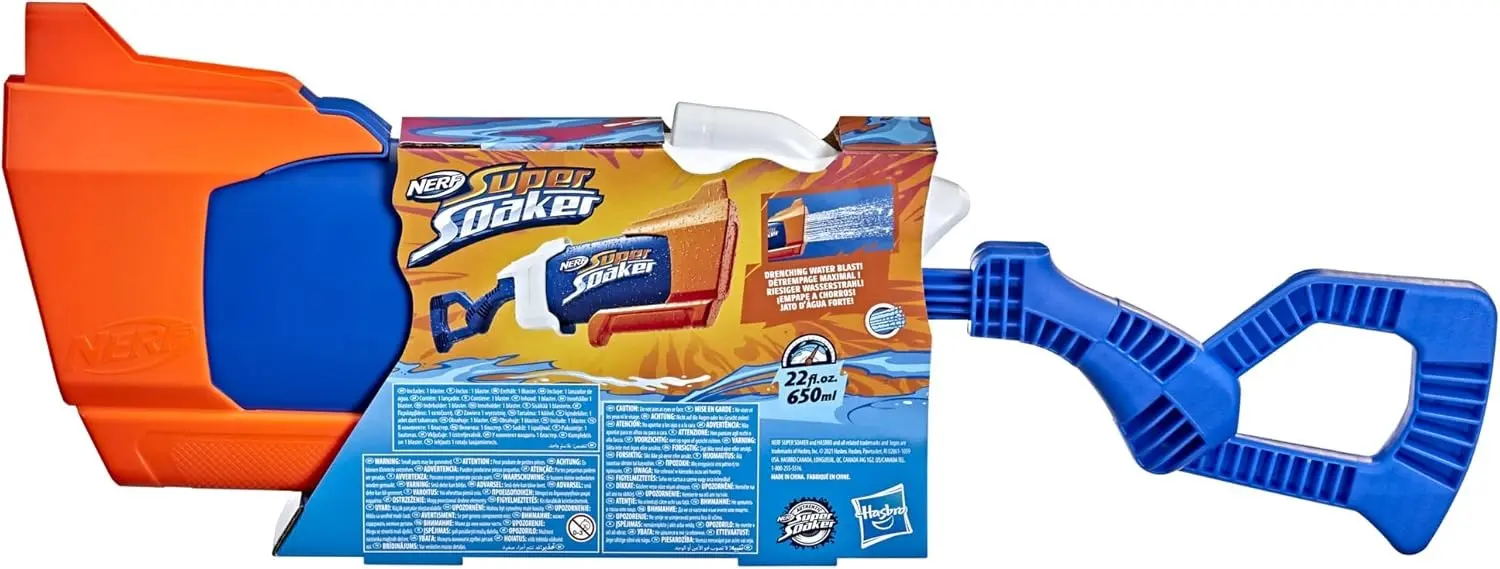 Водяной пистолет Hasbro Nerf Super Soaker Rainstorm (Blue/Orange)