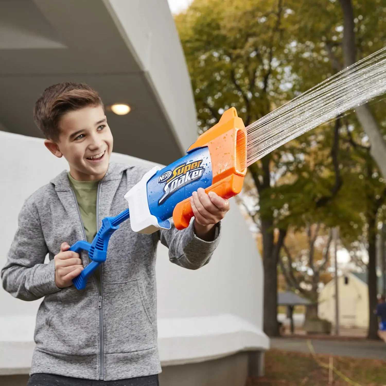 Водяной пистолет Hasbro Nerf Super Soaker Rainstorm (Blue/Orange)