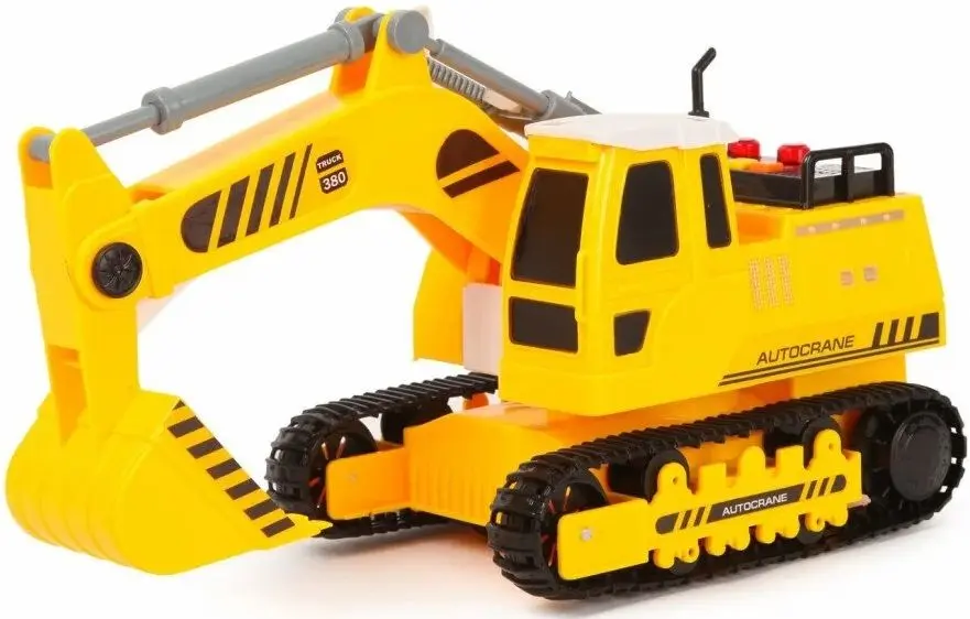 Masina inertiala Wenyi Builder 360-Excavator WY380A 1:14 (Yellow)