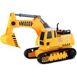 Masina inertiala Wenyi Builder 360-Excavator WY380A 1:14 (Yellow)