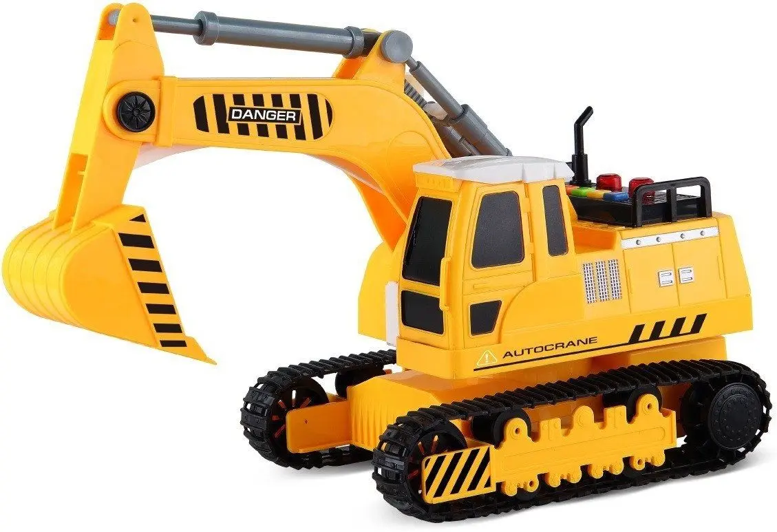 Masina inertiala Wenyi Builder 360-Excavator WY380A 1:14 (Yellow)