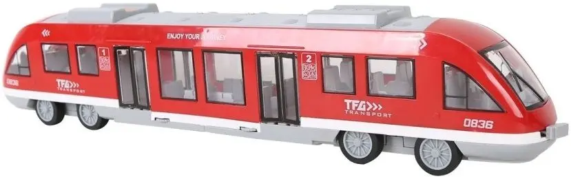 Tren inertial Wenyi Сity Service Light & Sound Train WY920A 1:16 (Red)