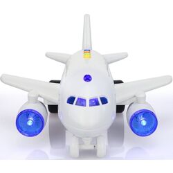 Самолет инерционный Wenyi Сity Service Aviation Nan 720B WY720B 1:160 (White/Blue) Thumb