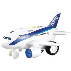 Самолет инерционный Wenyi Сity Service Aviation Nan 730B WY730B 1:120 (White/Blue) Thumb