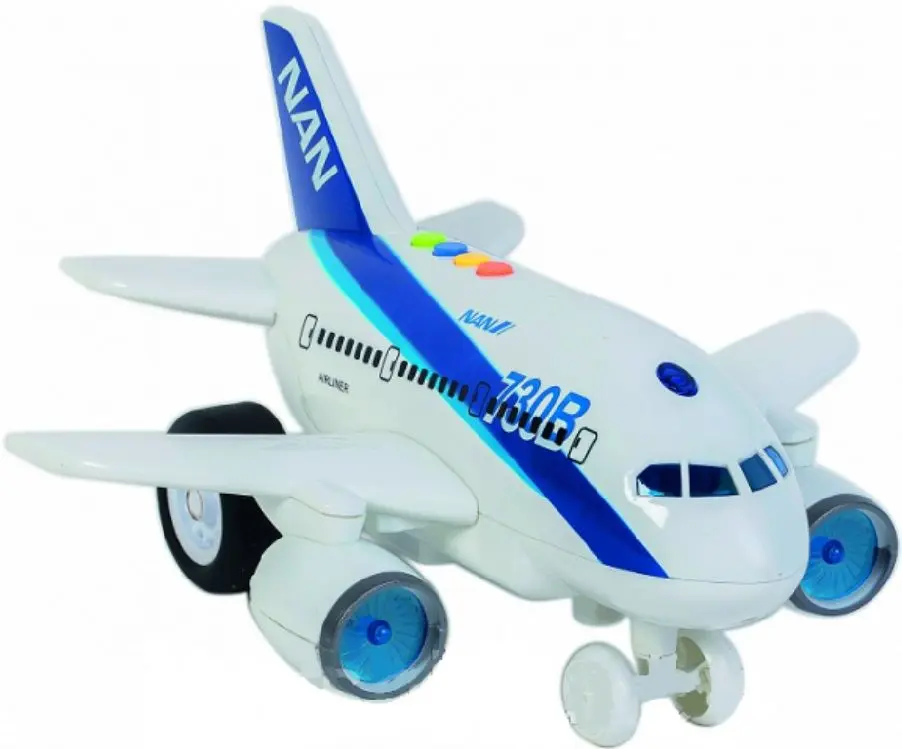Самолет инерционный Wenyi Сity Service Aviation Nan 730B WY730B 1:120 (White/Blue)