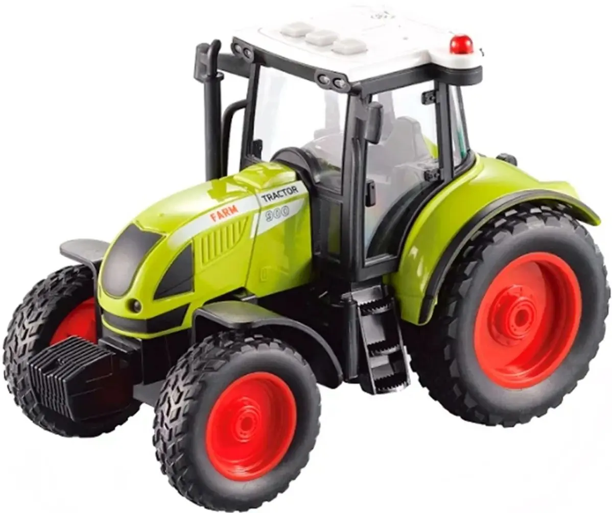 Tractor inertial Wenyi Rural Service Farmland WY900B 1:16 (Green/Red)